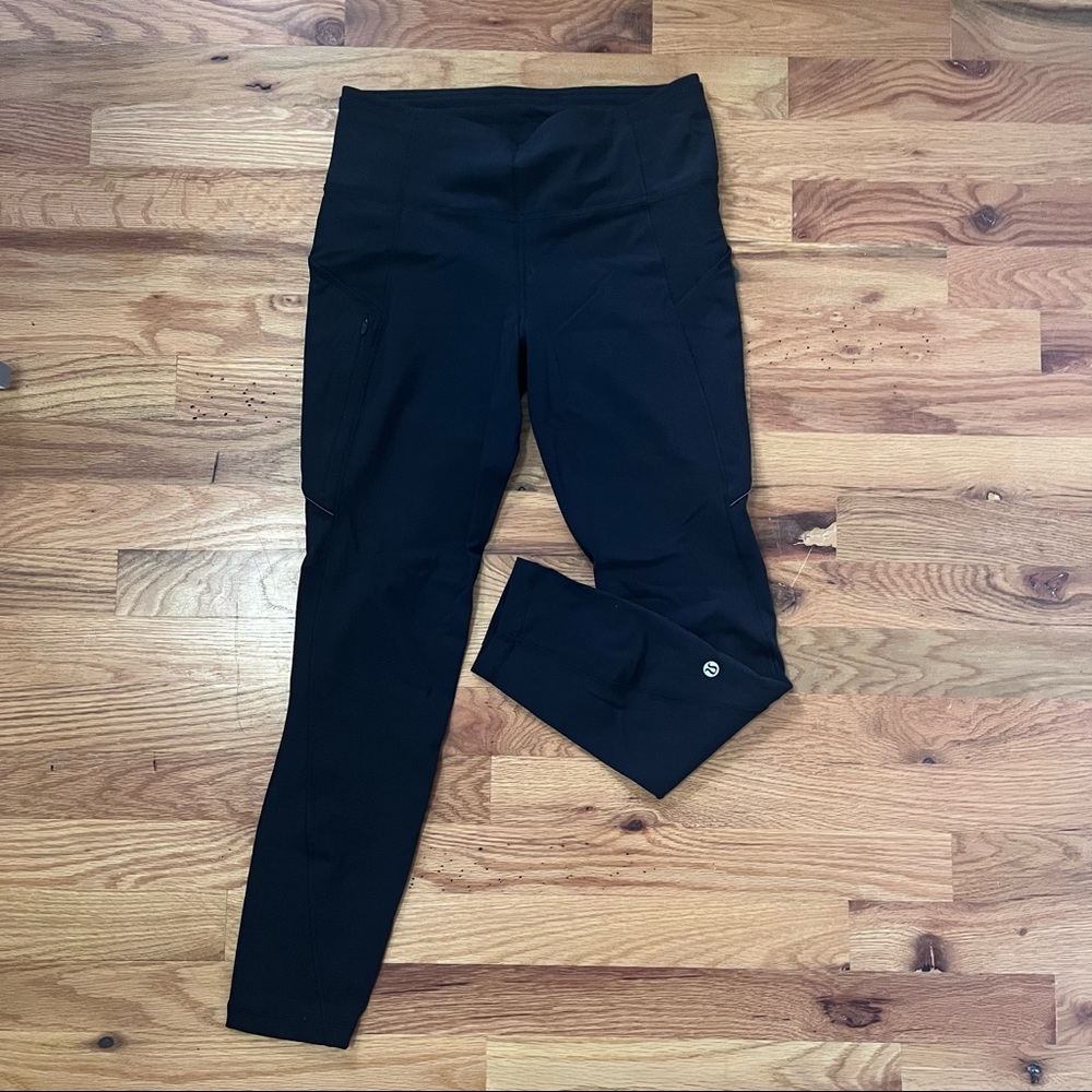 LULULEMON fast and free leggings (black)